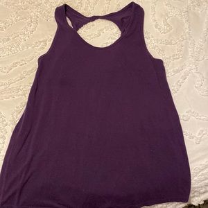 Zyia purple twist tank